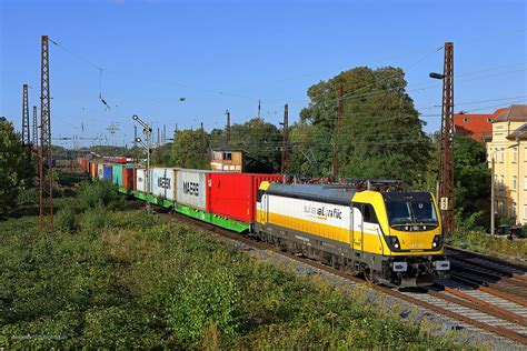 487 001 SETG Mit dem leicht verspäteten Containerzug nach Flickr