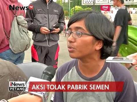 Aksi Tolak Pabrik Semen Dengan Cor Kaki Masih Terus Dilakukan INews