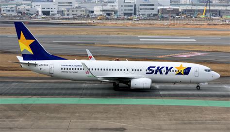 スカイマーク Boeing 737 800 JA73AC 福岡空港 航空フォト by KF B789さん 撮影2022年01月26日