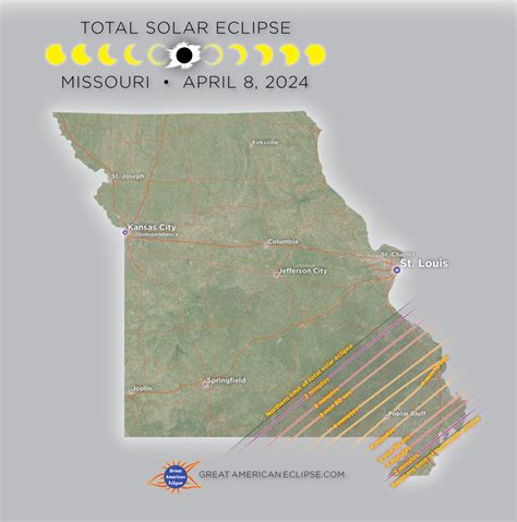 Total Solar Eclipse 2024 Missouri Map Fredia Susanne