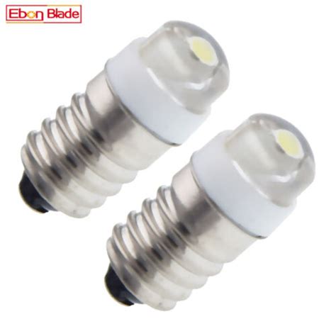 Pcs E W Led Flashlight Replacement Bulb Torch Lamp Light