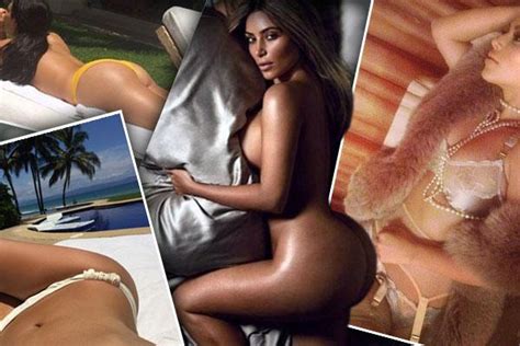 Year In Review Kim Kardashian S Most Naked Instagrams Of 2014