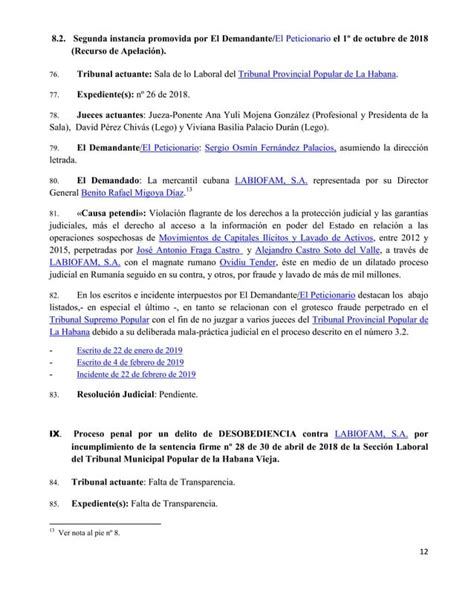 Procesos Judiciales Contra LABIOFAM Por Acoso Laboral PDF