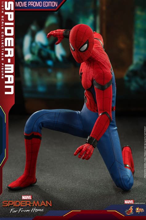 Hot Toys Spider Man Far From Home 1 6 Spider Man Movie Promo Edition Figures