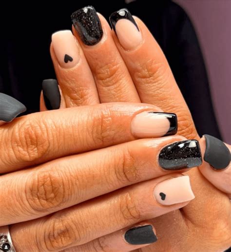 Black Glitter Nails Ideas To Add Glam To Your Look