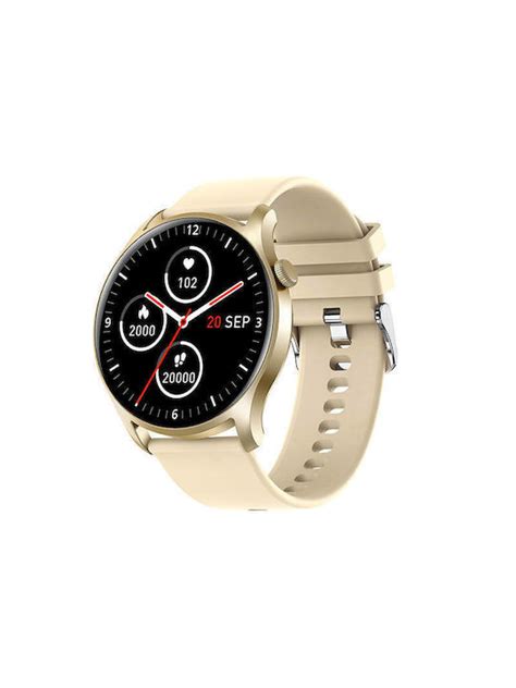 Colmi Sky 8 49mm Smartwatch με Παλμογράφο Χρυσό Skroutz gr