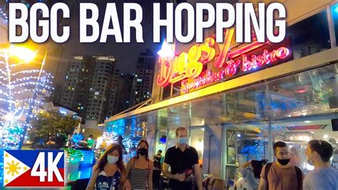 Bar Hopping In Bonifacio Global City Bgc Philippines Youtube