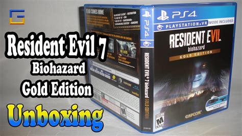 Resident Evil Biohazard Gold Edition Ps Unboxing Overview Youtube