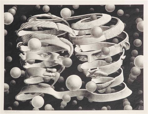 Maurits Cornelis Escher 1898 1972 Bond Of Union B 409 Christies