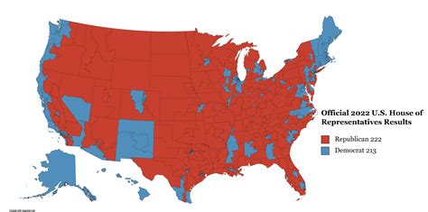 Official 2022 U.S. House of Representatives results : r/Maps