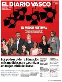 Portada El Diario Vasco Viernes De Septiembre De