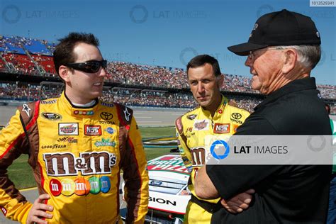 October Talladega Alabama Usa Kyle Busch And Coach Joe