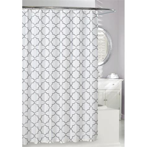 Charlton Home® Monika Windsor Peva Vinyl Geometric Single Shower