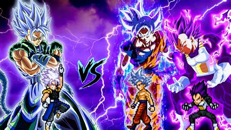 Gogetto VS Goku MUI Vegeta Ultra Ego In Jump Force Mugen YouTube