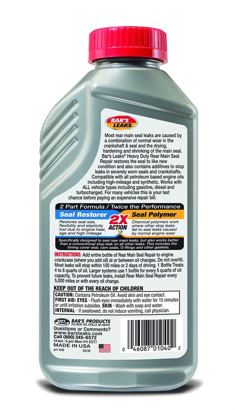 Buy Bar's Leaks Rear Main Seal Repair, 16.9 oz Online at desertcart KUWAIT