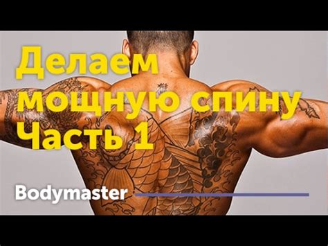 Как накачать спину (Тренировка №1) Делаем мощную спину - YouTube