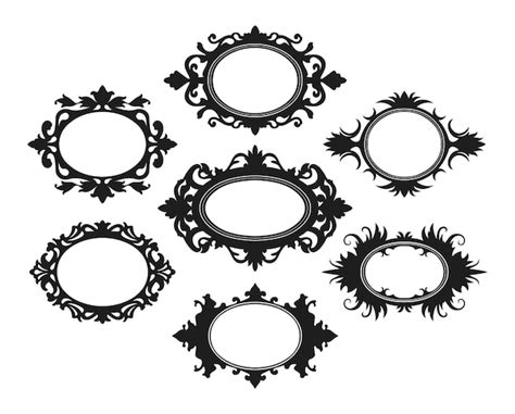 Premium Vector Ornate Antique Frame Collection