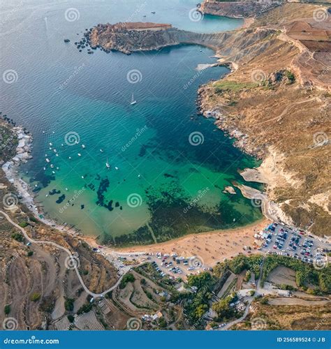 Gnejna Bay on a Sunset, Malta Stock Photo - Image of seascape, online ...