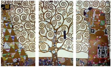 Amazon Alonline Art Tree Of Life 3 Panels By Gustav Klimt