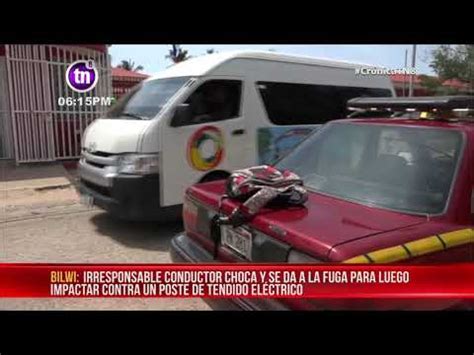 Taxista En Estado De Ebriedad Choca Y Se Da A La Fuga En Bilwi