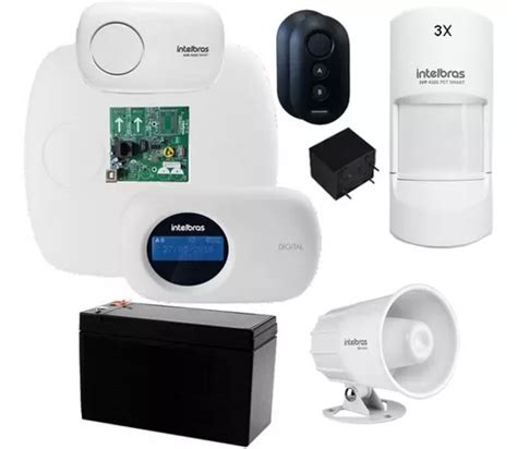 Kit Alarme Intelbras Amt 4010 Smart Net Sensor Pet Sem Fio