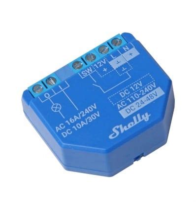 Shelly Plus 1 WiFi Relay Switch Single Channel DIY Electronics