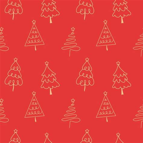 Premium Vector Christmas Seamless Background