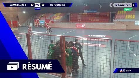 Lomme Lille Metropole Handball 2 Vs Hbc Perenchies C59 18 Ans