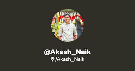 Akash Naik Twitter Instagram Facebook Linktree