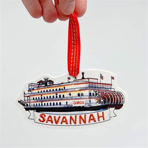 Savannah Riverboat Ornament Online Exclusive Savannah Savannah