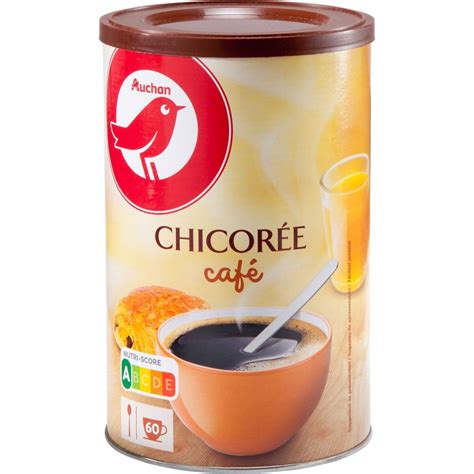 Auchan Café à La Chicorée Soluble 250g Pas Cher Auchanfr