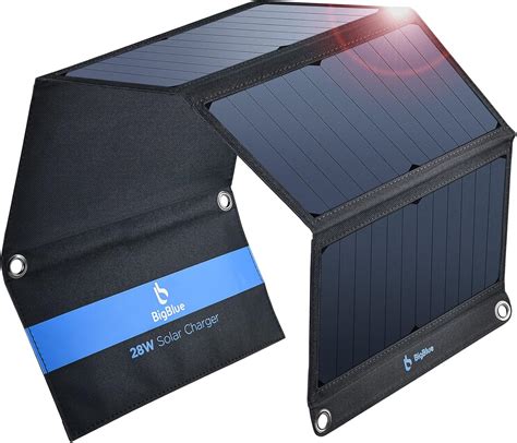 Upgraded Bigblue Usb A W Solar Charger V A Max Portable