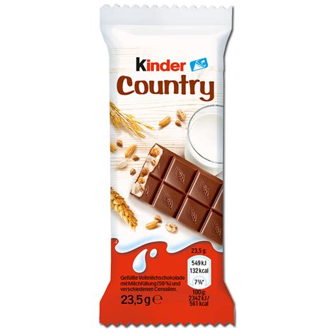 Ferrero Kinder Country 9 Riegel Schokolade Süßigkeiten Online Shop And Süßwaren Großhandel