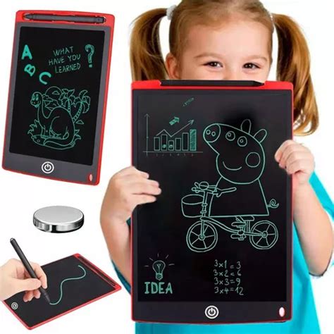 Lousa Digital Polegada Lcd Infantil P Escrever Desenhar Cor