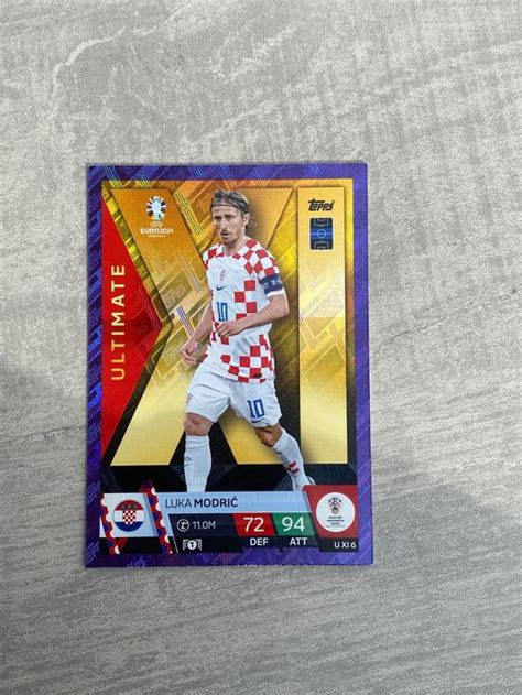 Topps Match Attax Euro Luka Modri Ultimate X Karte Kaufen Auf