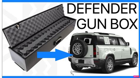 Land Rover Defender 110 Gun Case Security Box Demo Fitting YouTube