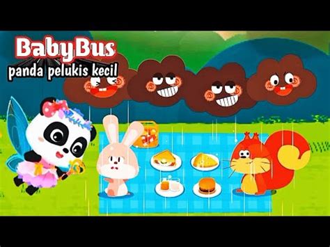 Babybus Miumiu Panda Kecil Pelukis Suka Menolong Animasi Game Anak