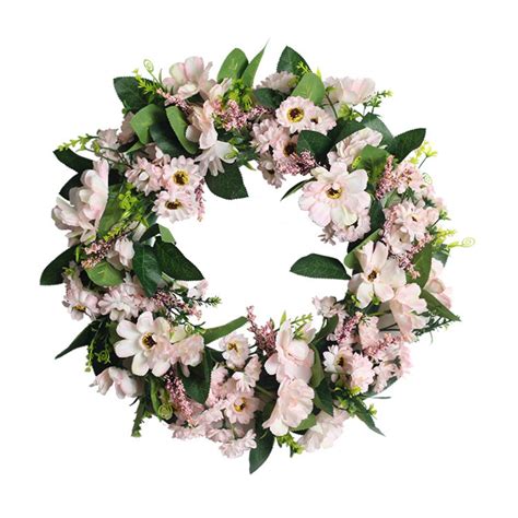 Harpi Spring Wreaths For Front Door 18 Inch Artificial Summer Wreath