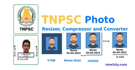 TNPSC Photo And Signature Compressor Resizer And Converter With Name