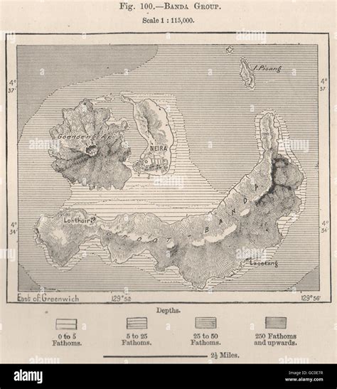 Banda islands map hi-res stock photography and images - Alamy