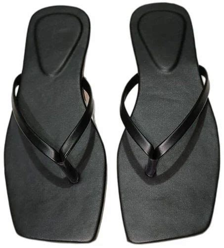 Women Black Sole Flip Flop Sleeper At Rs 110pair Indoor Flip Flop In