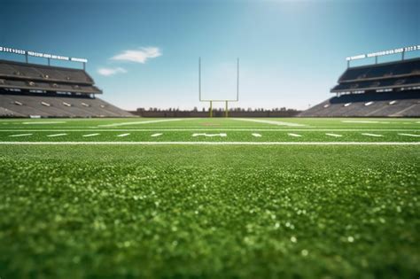 Premium AI Image | Football field marking representing 30 yards American