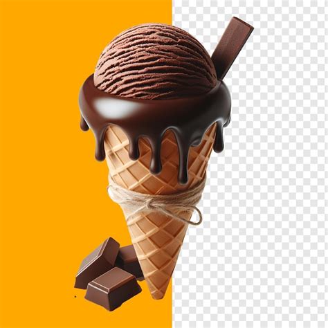 Premium PSD Ice Cream Cone Psd