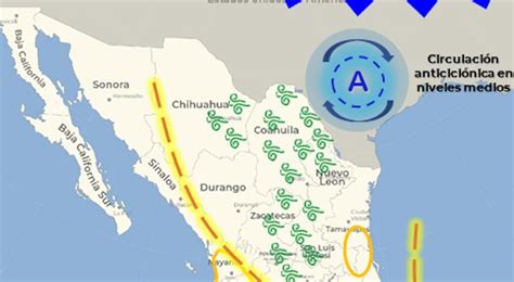 Chubascos y fuertes vientos en Chihuahua en próximas horas Conagua