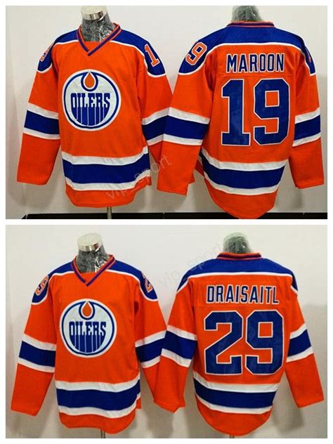 2018 2017 Ice Hockey Edmonton Oilers Jerseys Man 19 Patrick Maroon 29 ...