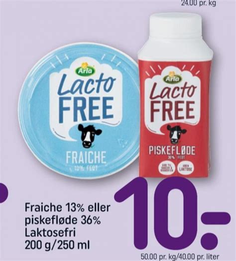 Arla Lacto FREE Creme Fraiche Rema 1000 November 2023 Alle Tilbudsavis