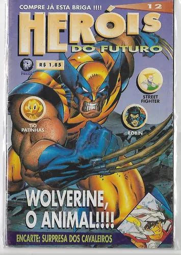 Revista Heróis Do Futuro 12 Wolverine X men Editora Sampa