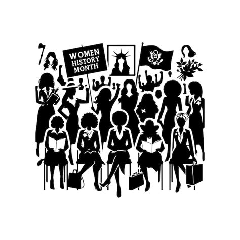 Premium Vector Flat Womens History Month Illustration