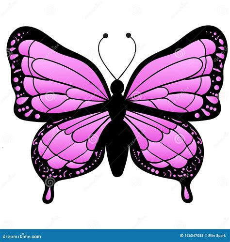 Purple And Pink Butterfly Wallpaper