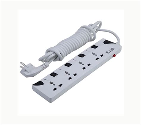 Click Safe Multi Plug 3 Pin Multiplug Socket 4 Port 5 Meter Cable 2